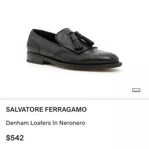 Salvatore Ferragamo Men’s Denham Loafers W/Box